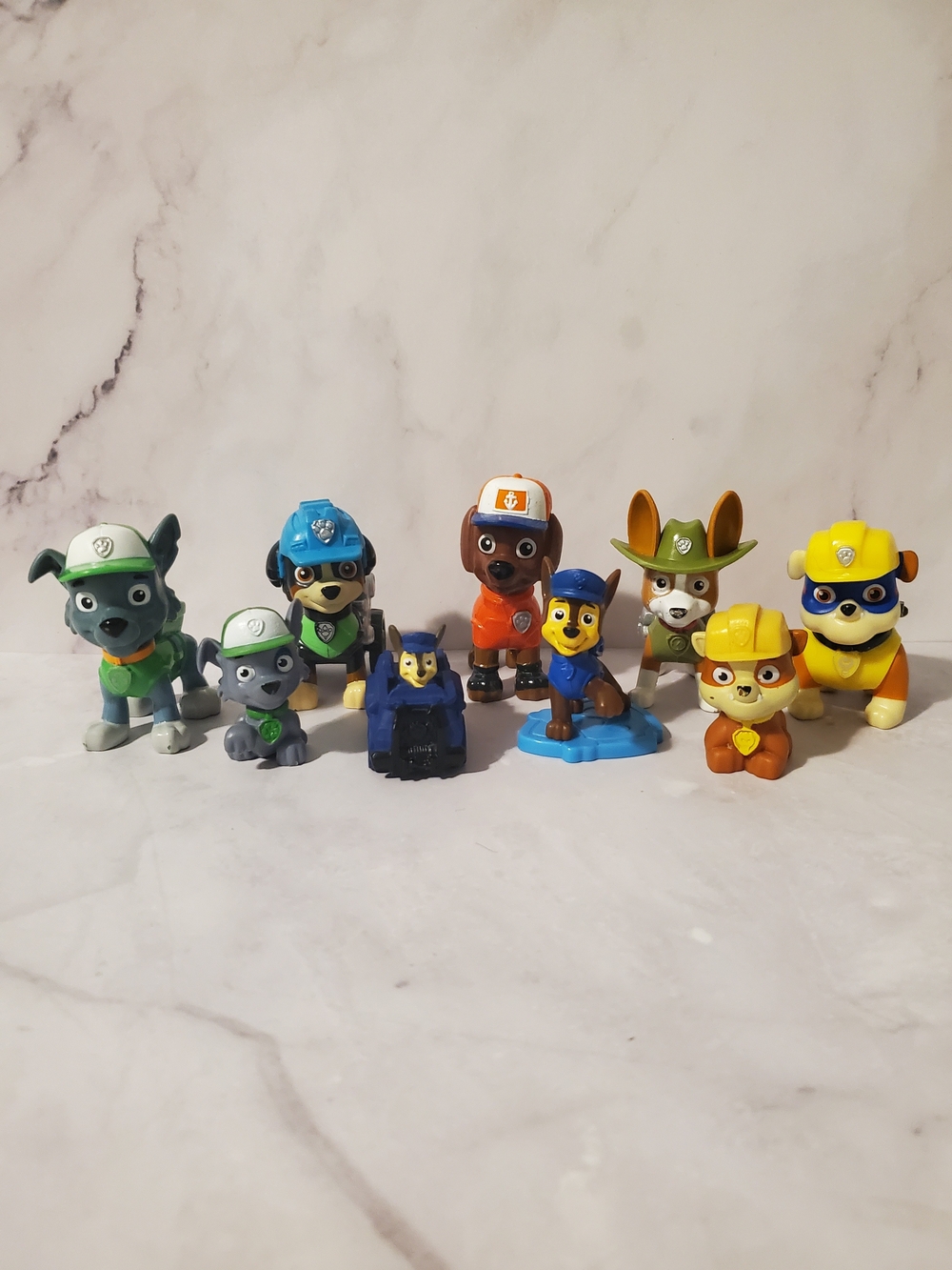 Paw Patrol Mini Figures Assorted Set of 9 Characters